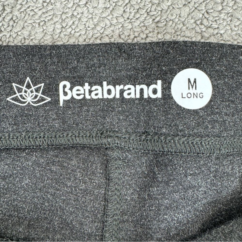 Betabrand‎ Bootcut Pants Charcoal Grey Medium Long Dress Yoga - Picture 8 of 13